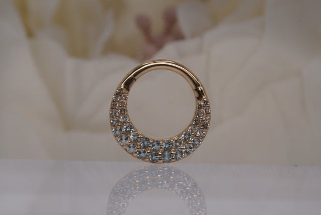 Rings with Aquamarine