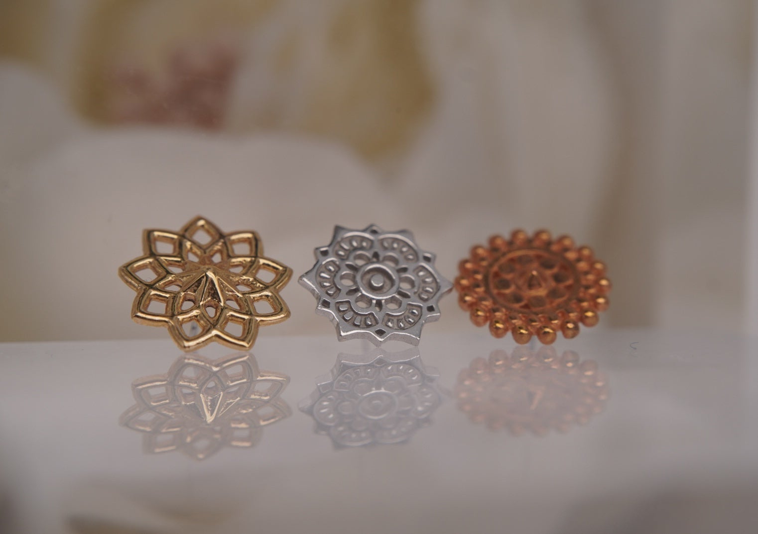 Plated Gold Threadless