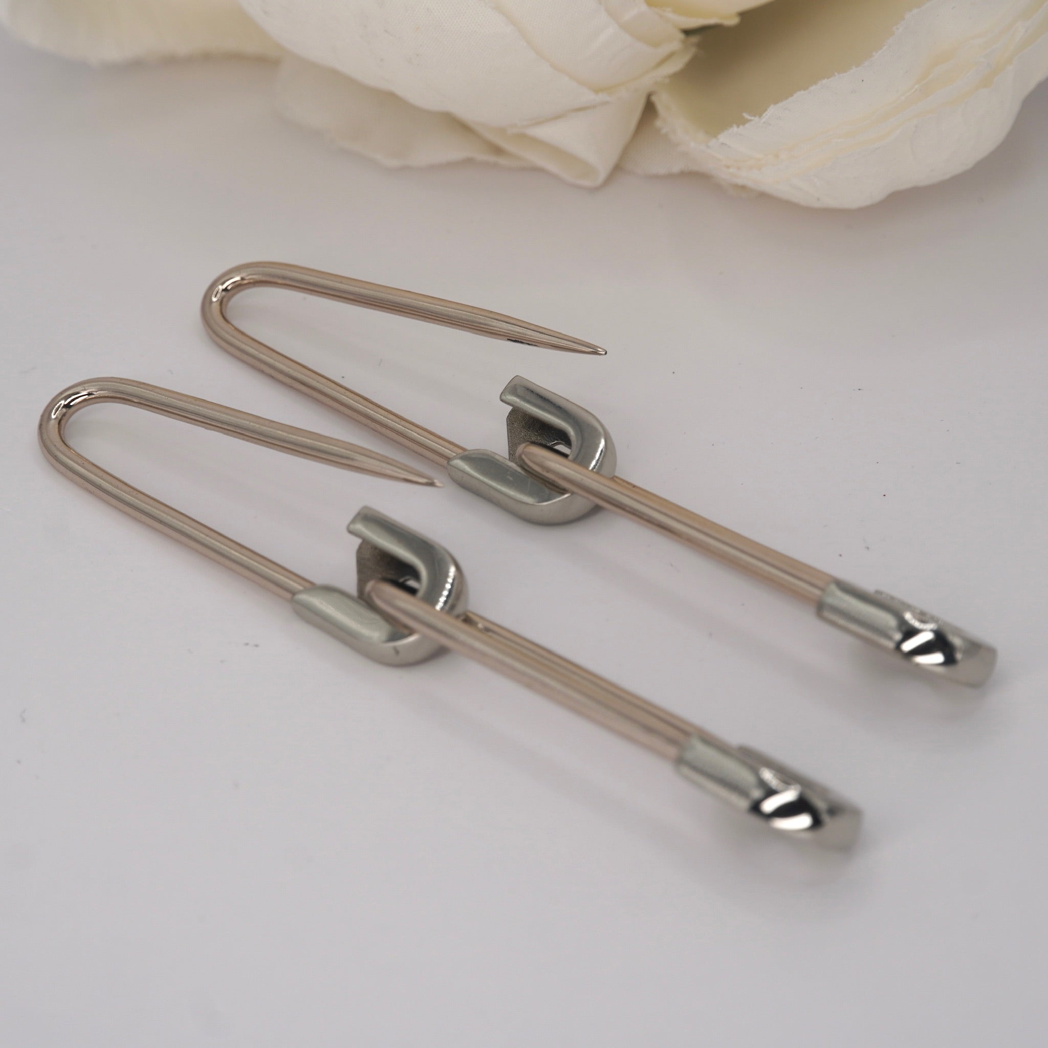 Safety Chains Hanging Earrings