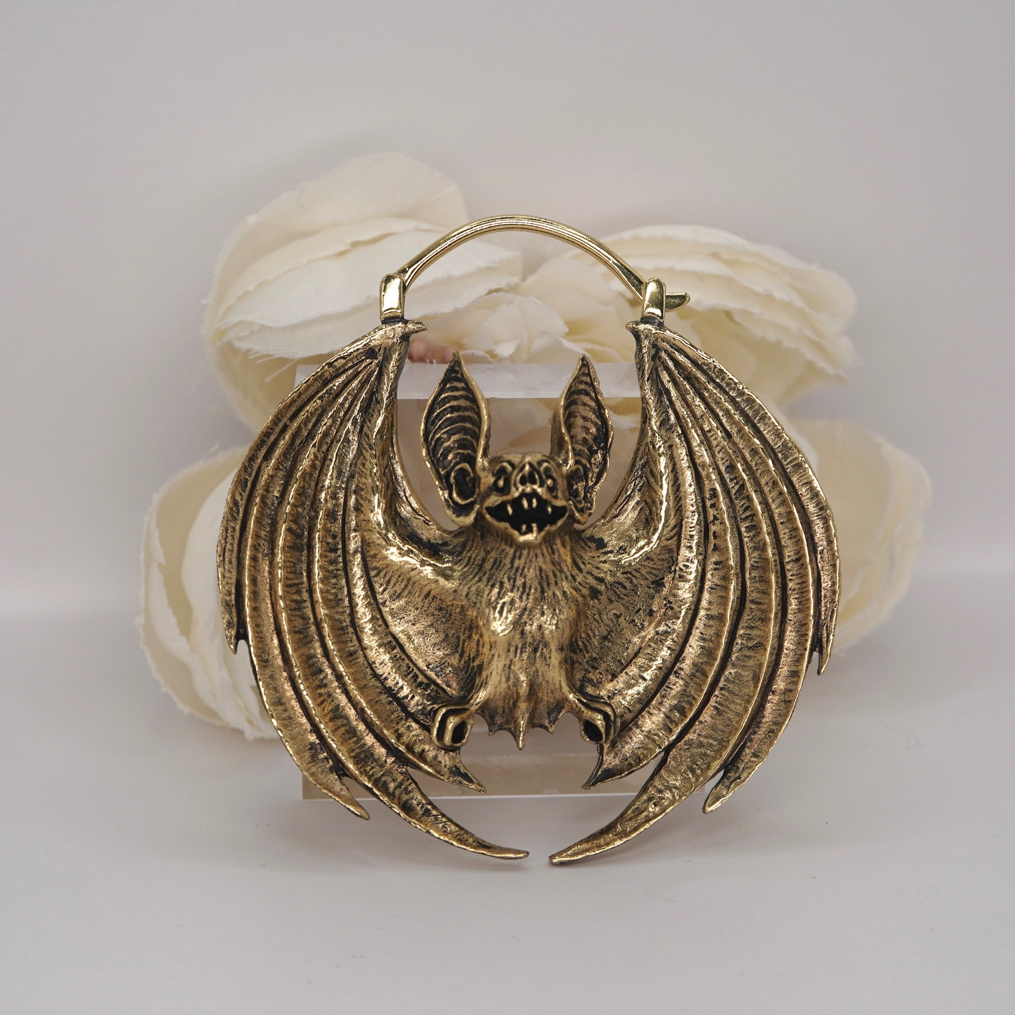 Moonlight Bat Hanging Earrings