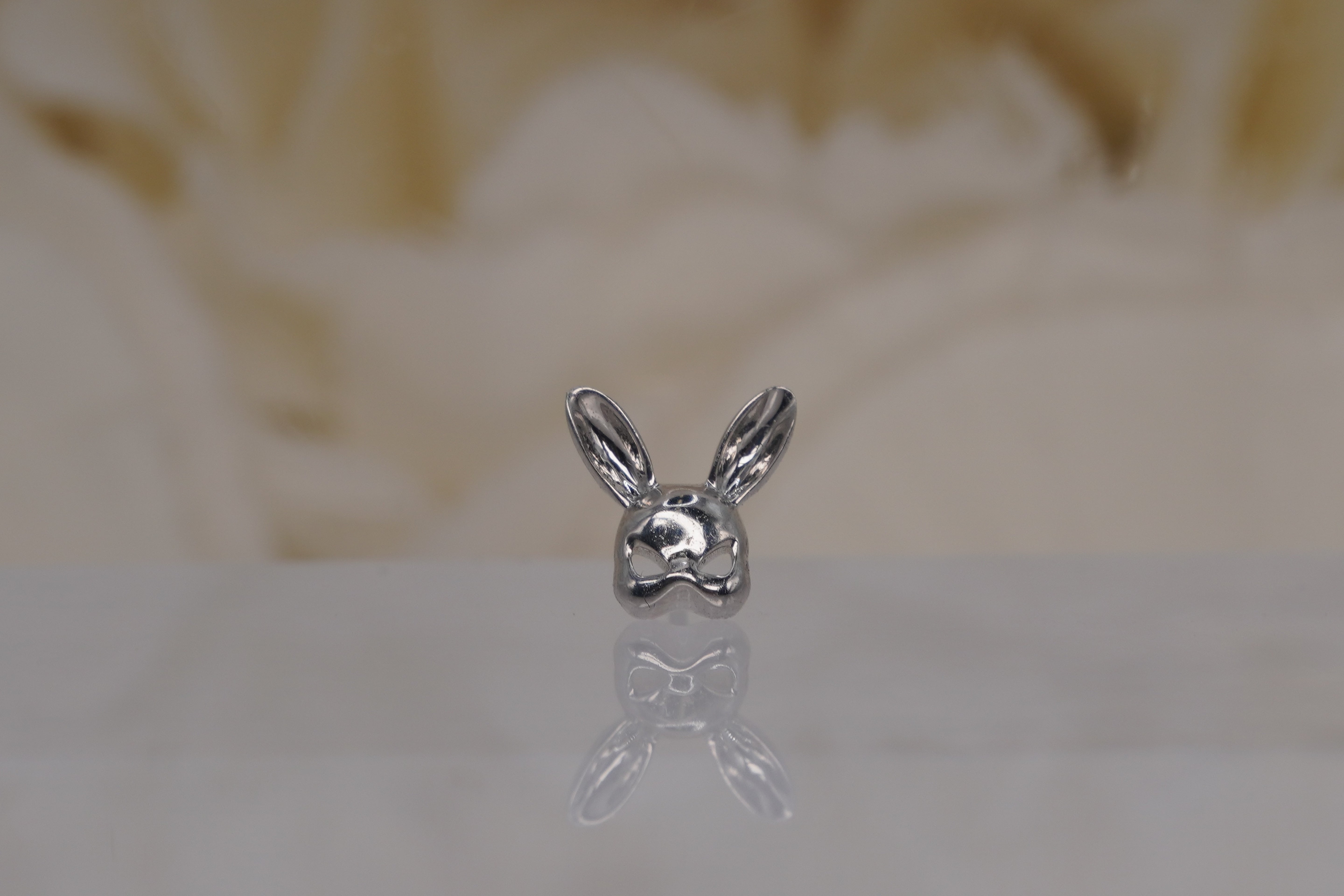 Junipurr 14k “Honeybunny” THREADLESS in yellow white and rose gold