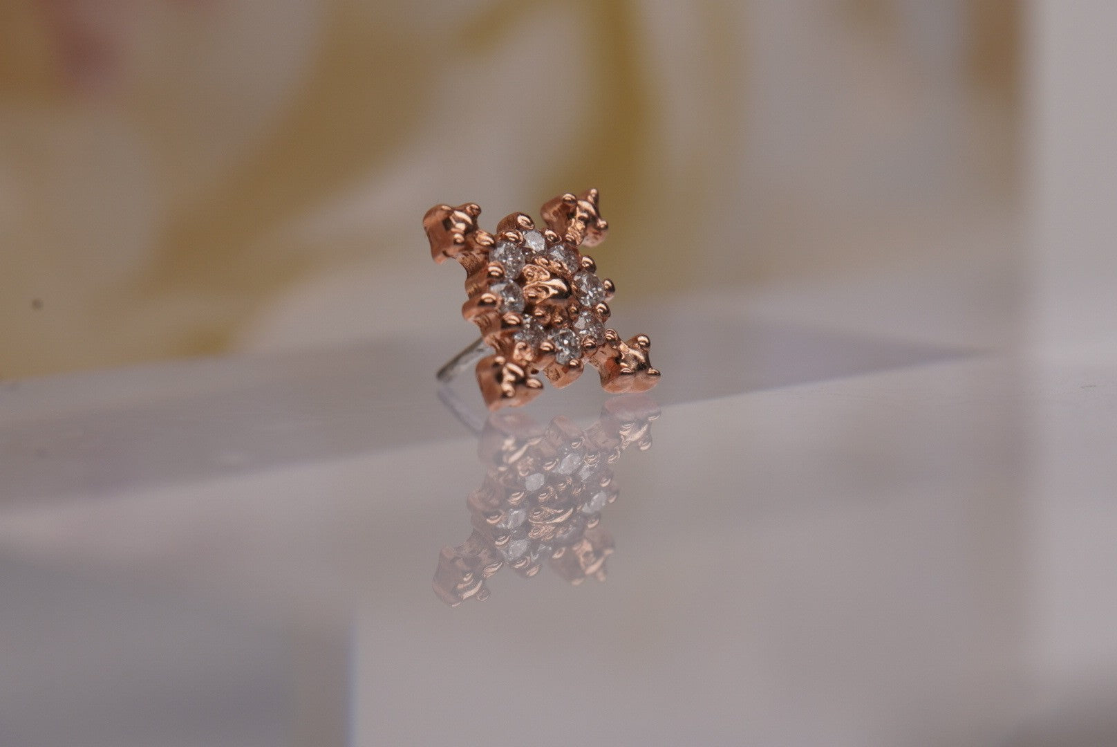 Idol in Rose Gold- Genuine Diamonds