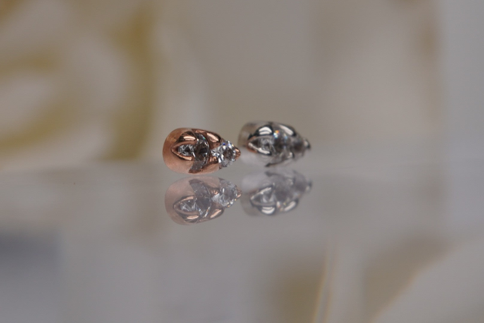 2-Gem Pear Shape in Gold-16g
