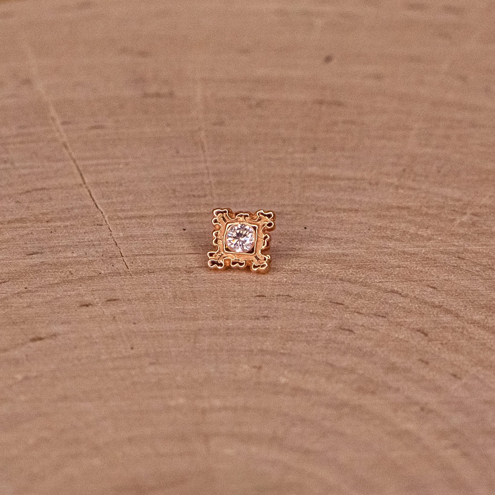 Flourish in Rose Gold- GENUINE DIAMOND