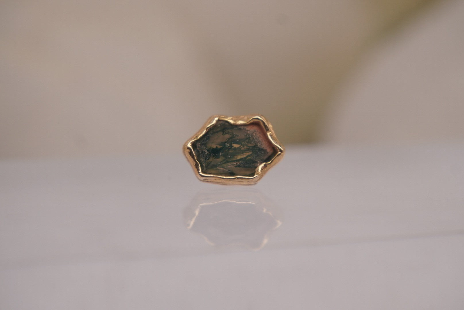 Mini Pump Up the Volume- Moss Agate
