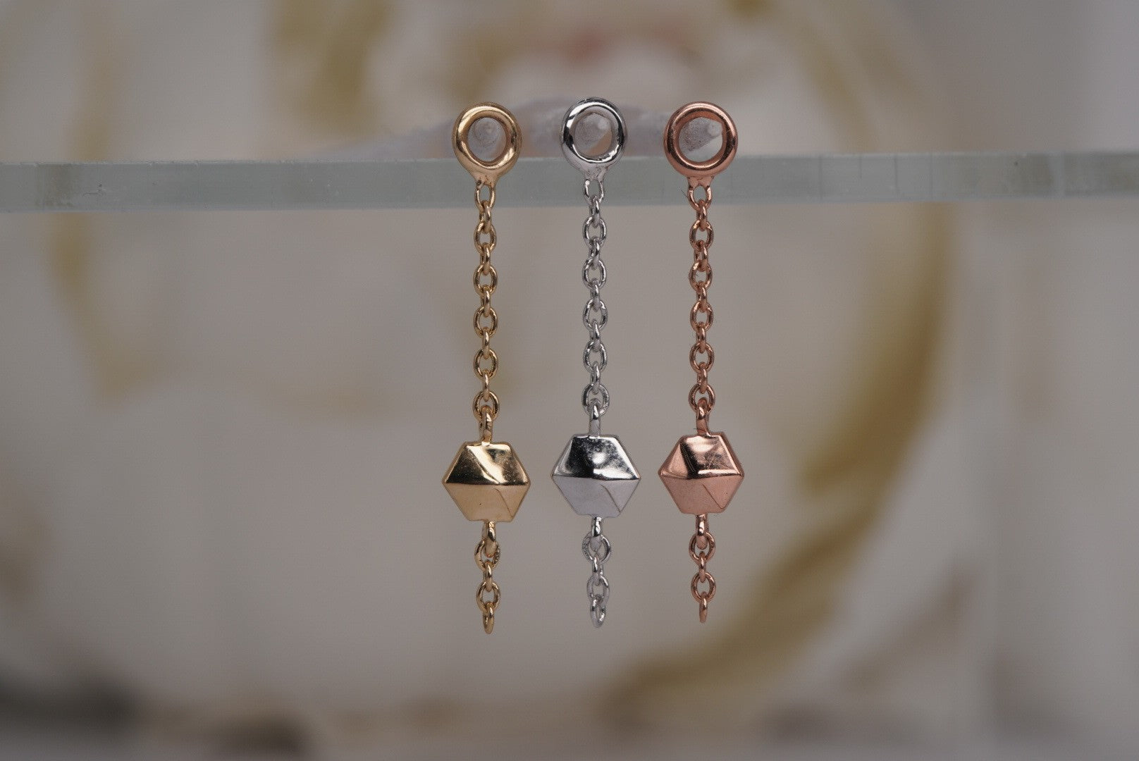 Hex Stud Orbit Charm