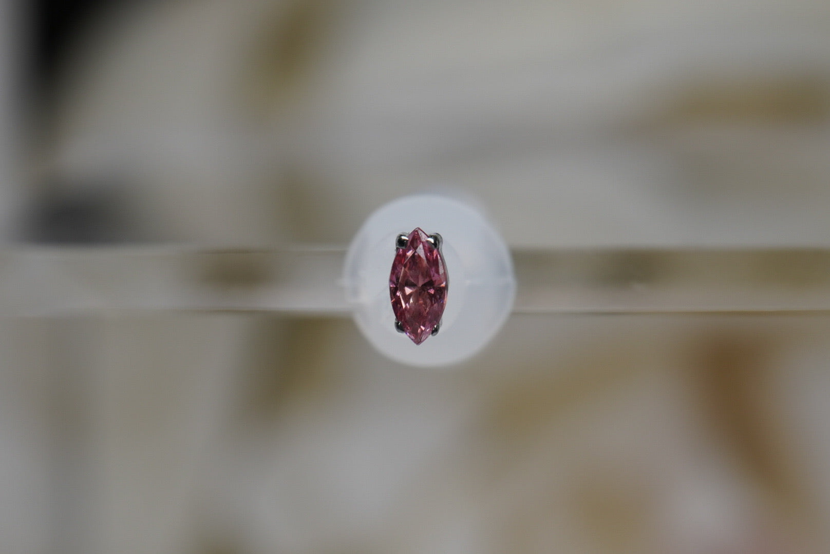 Special Pink Marquise Cut Prong in 16g