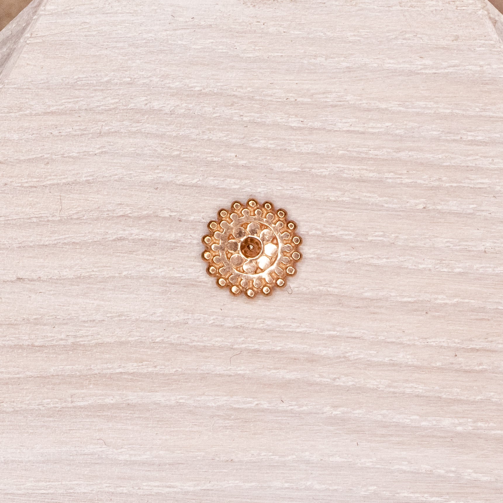 Large Afghan- Rose Gold Plated