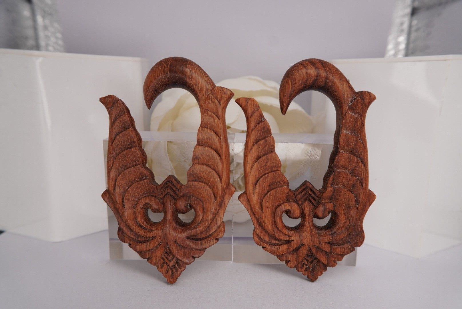 Angel Wing Filigree - 7/16" Wood