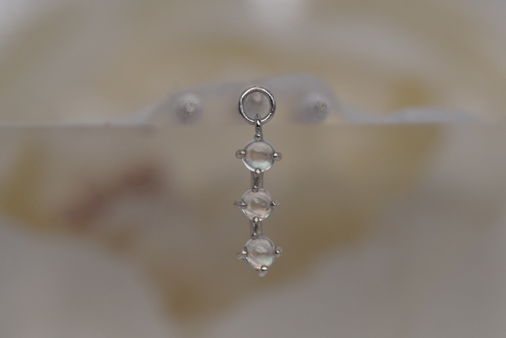 XOXO Rainbow Moonstone Charm