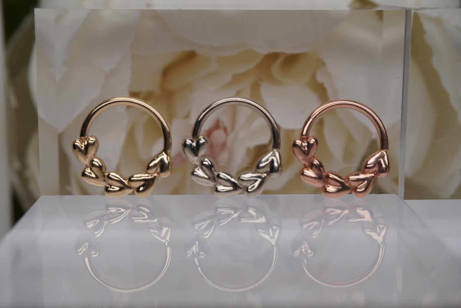 Puffy Heart Seamless ring