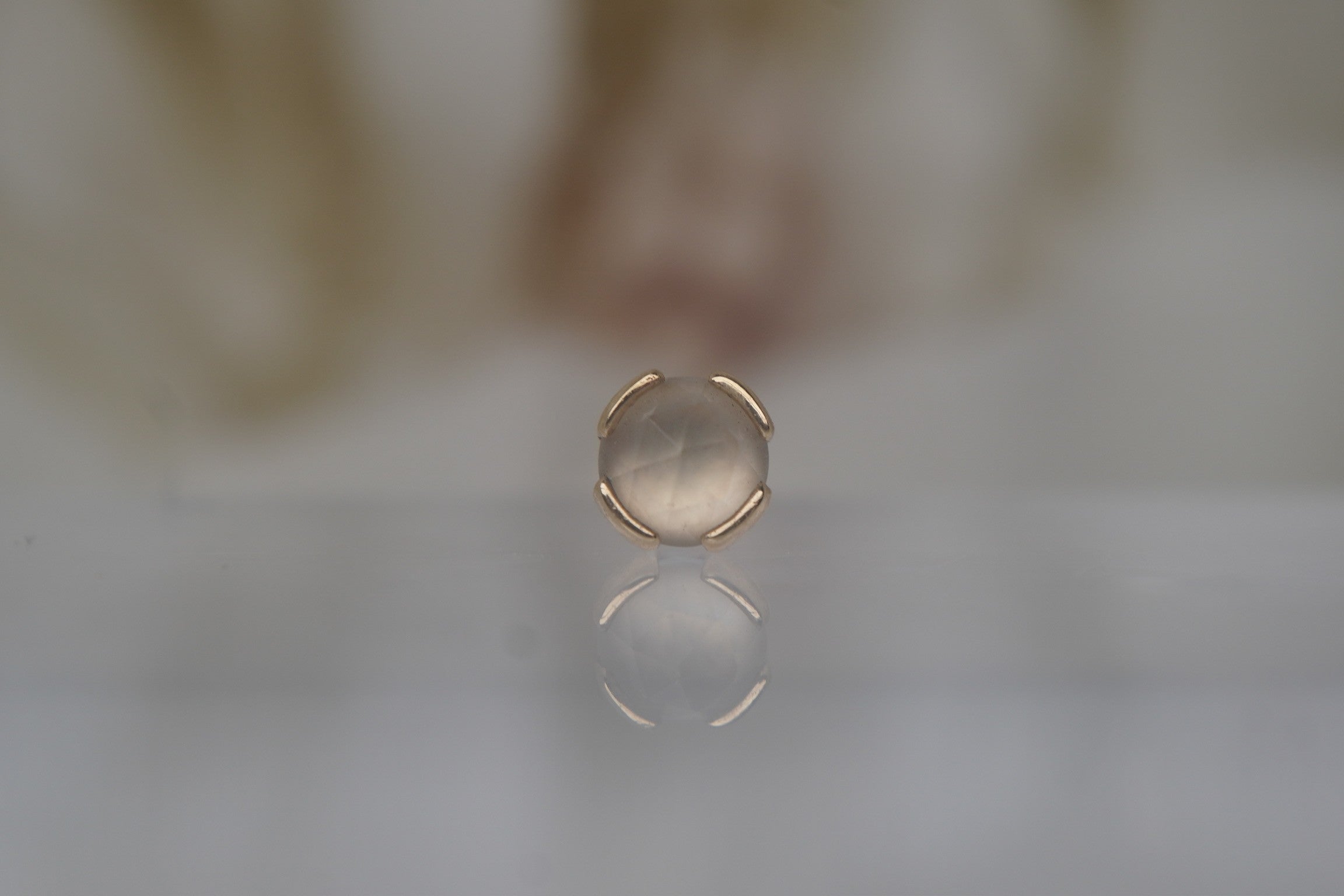 Peekaboo Sandblasted Aquamarine