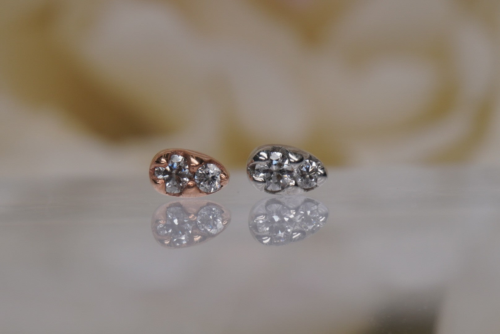 2-Gem Pear Shape in Gold-16g