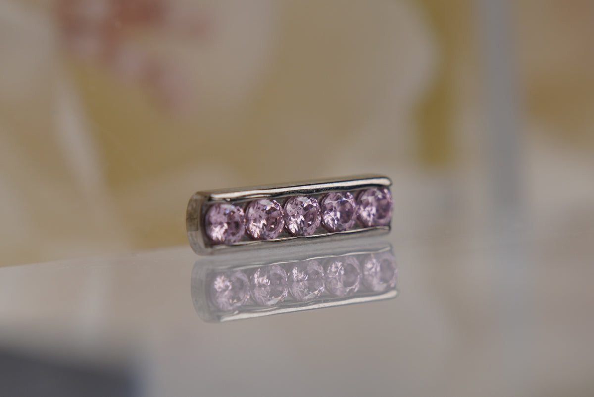 5-Gem Channel (Pink) side view