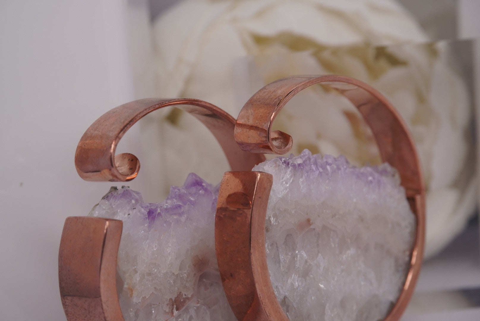 Muse Hoops - Light Amethyst