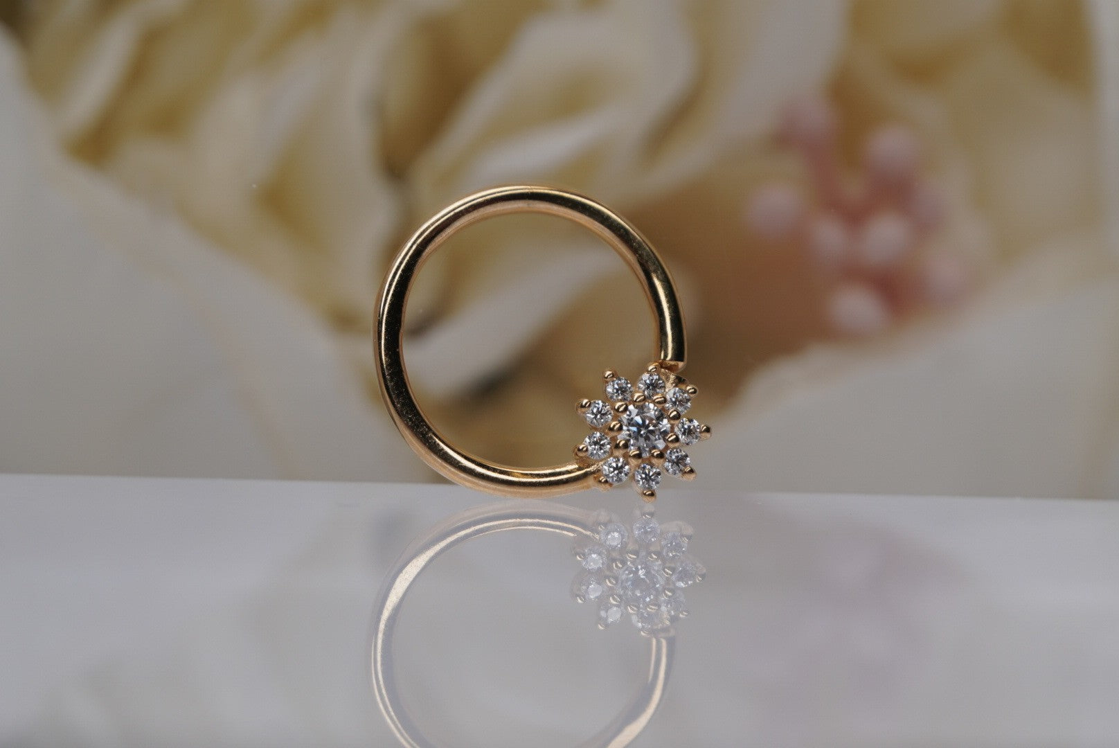 Eloise Seamless Ring- 16g 3/8"