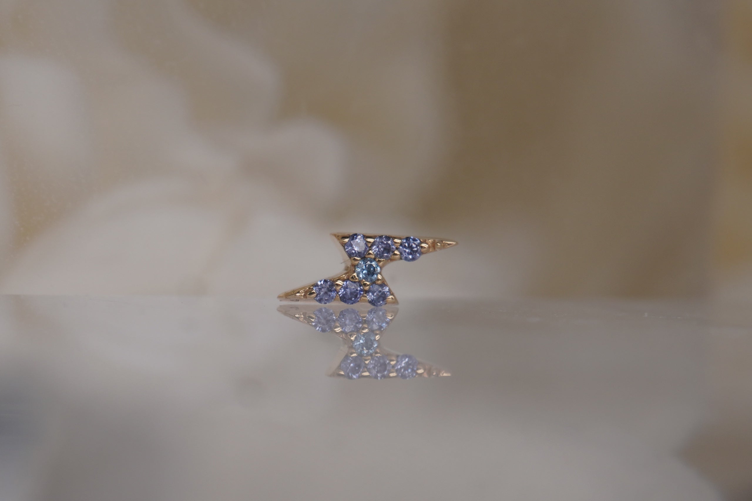 Lightning Bolt with Alexandrite