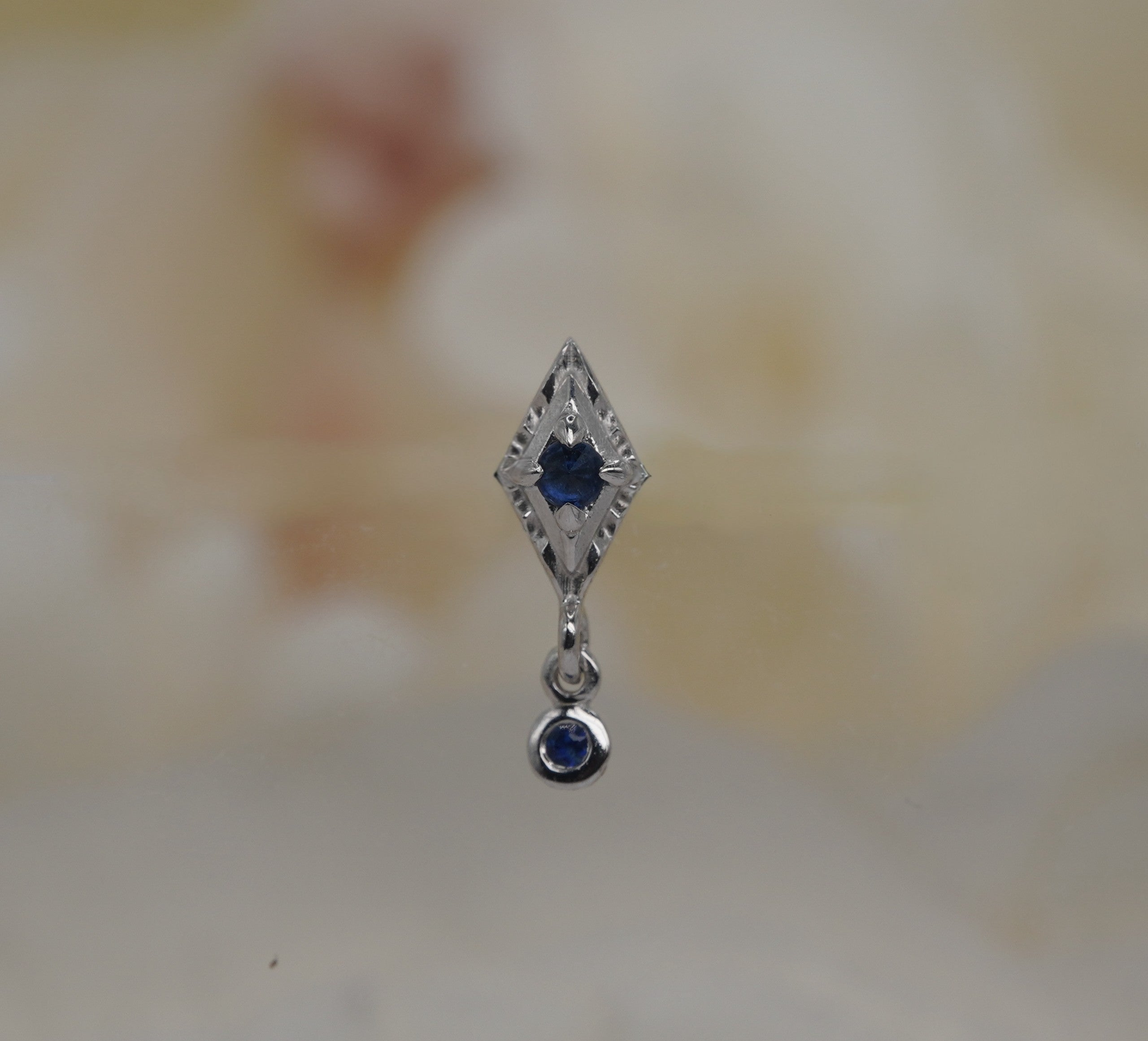 Dyna Drop with Blue Sapphire