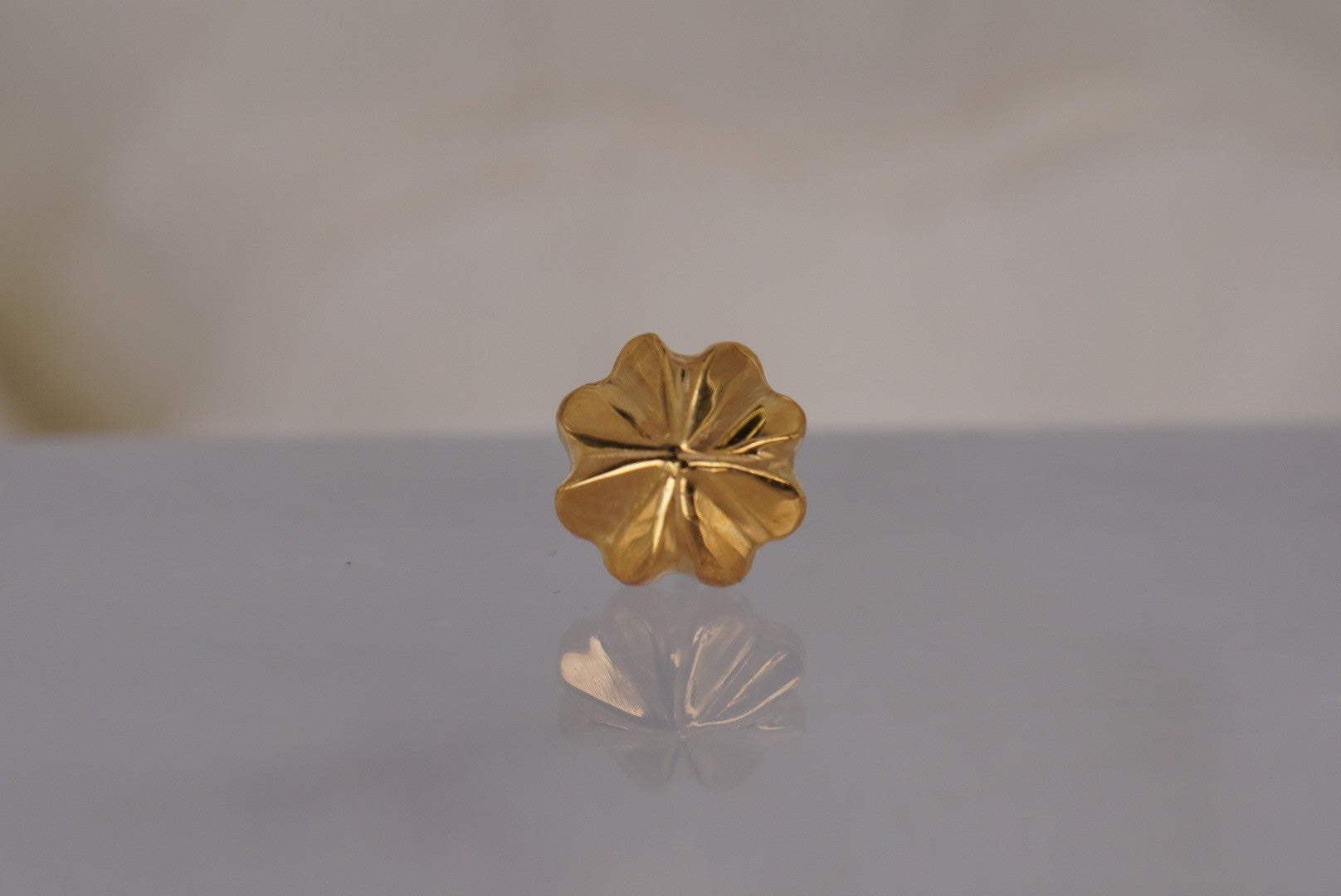 Four Leaf Clover in Yellow Gold