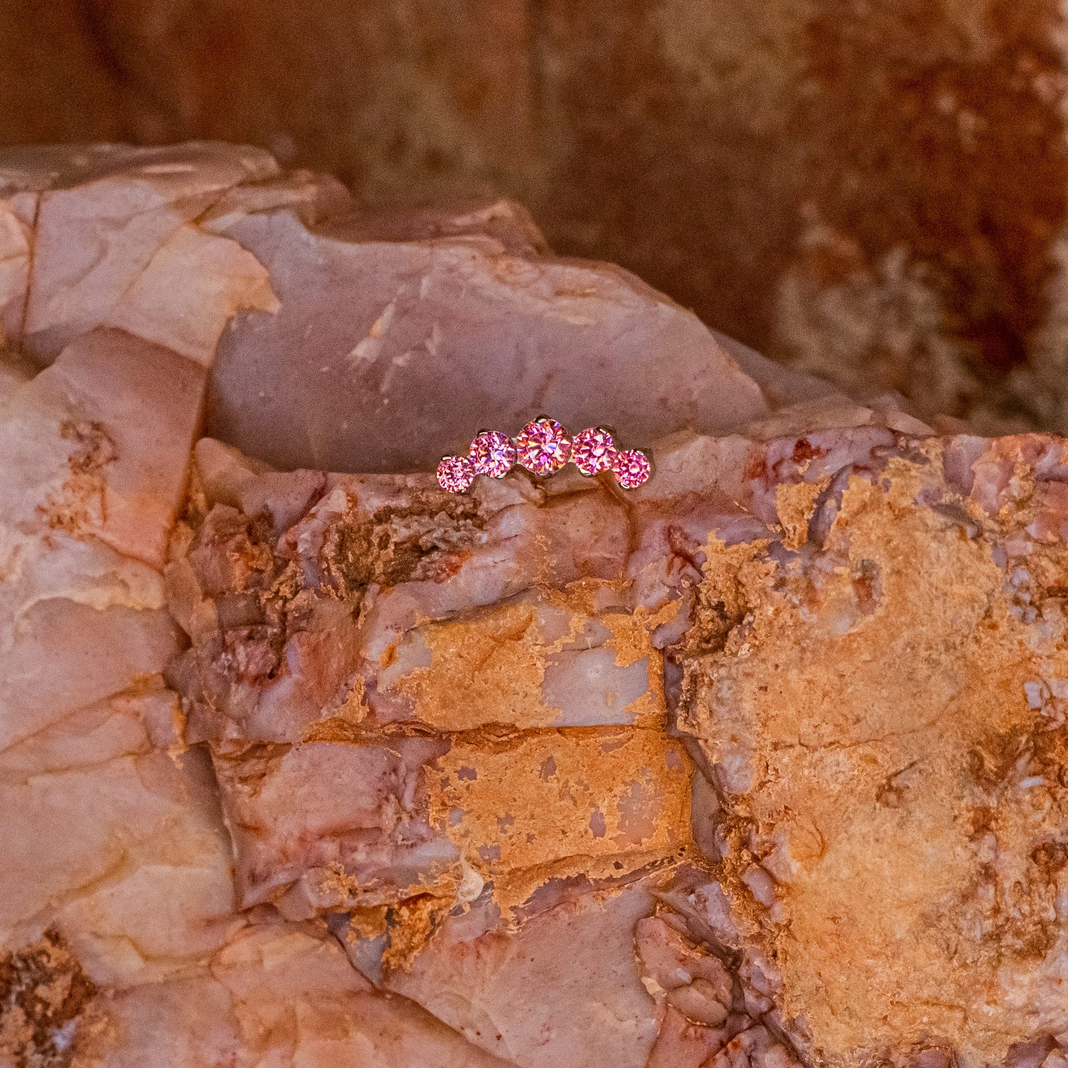 Special Pink Swarovski Crystal Prium- 16/18g