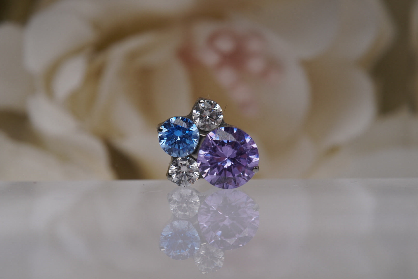 Caeli- Large (Purple, Blue & White)-12/14g