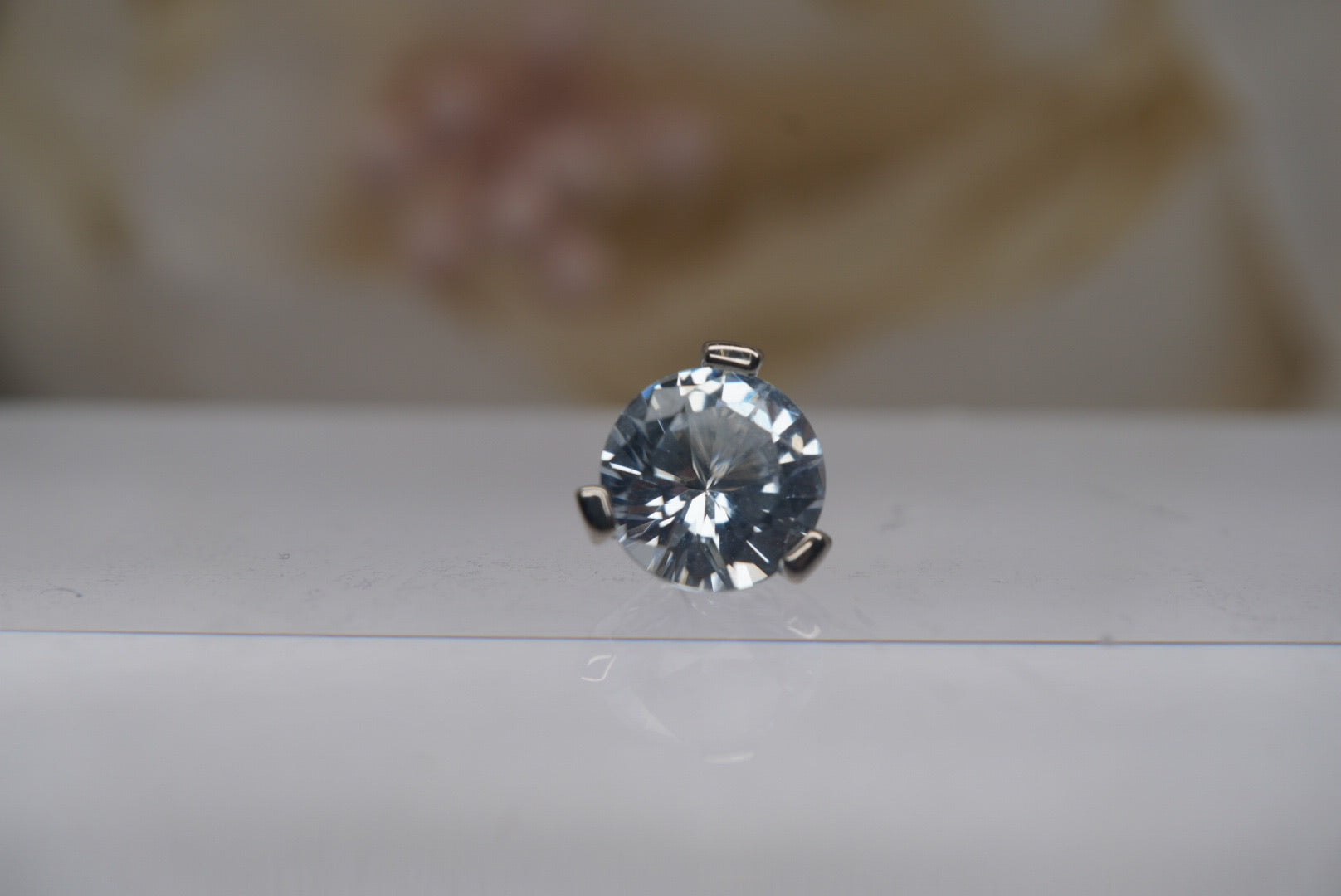 Aqua Crystal- Prong
