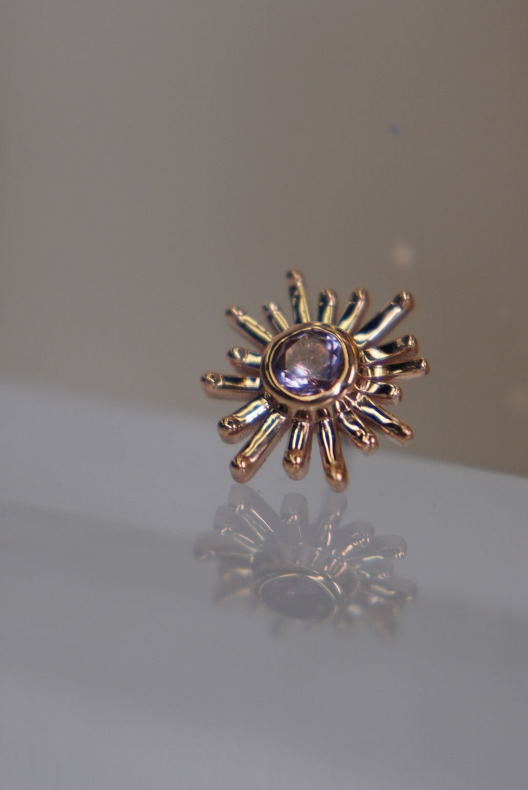 Large Sunray with Amethyst