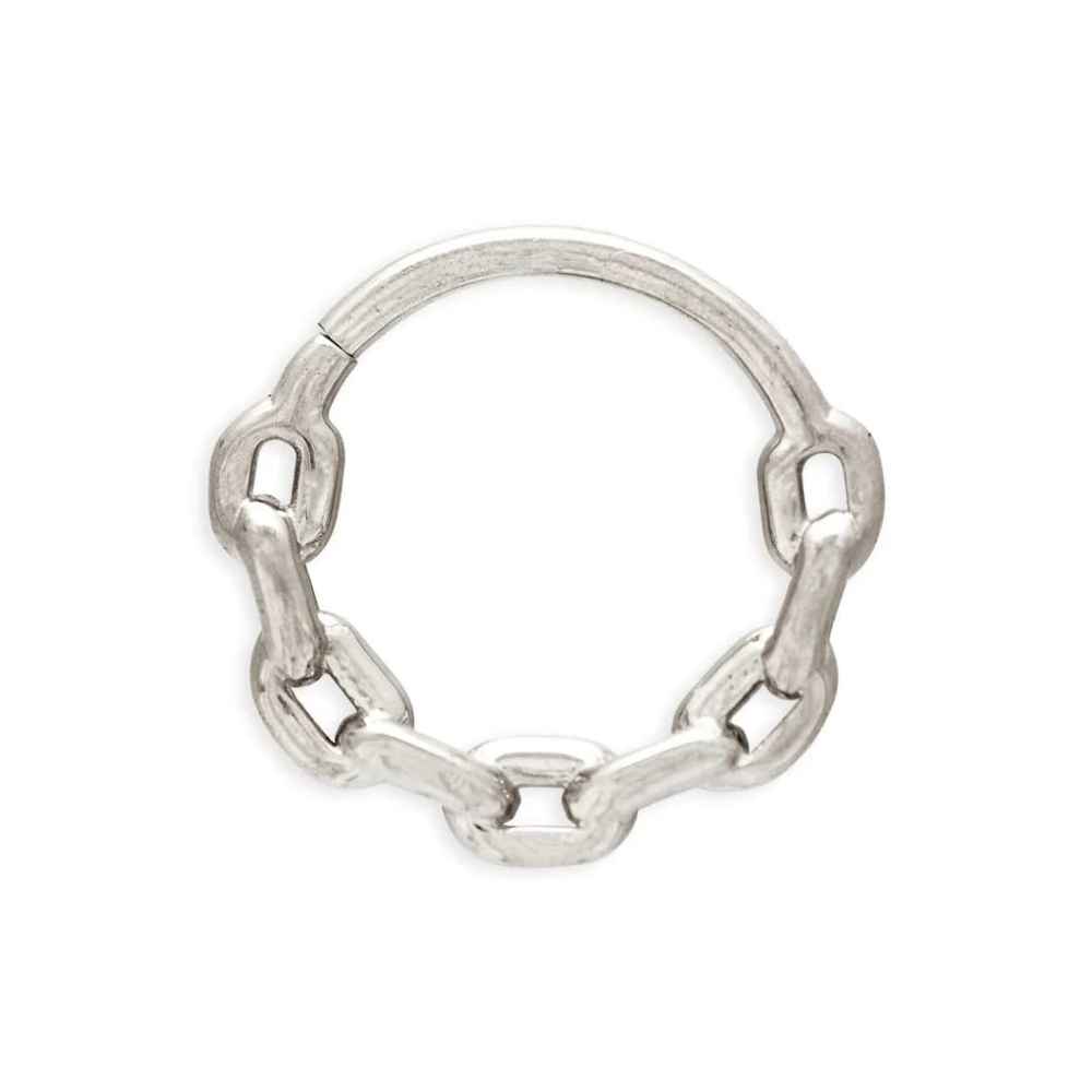 Chain Link Seam Ring in 16g