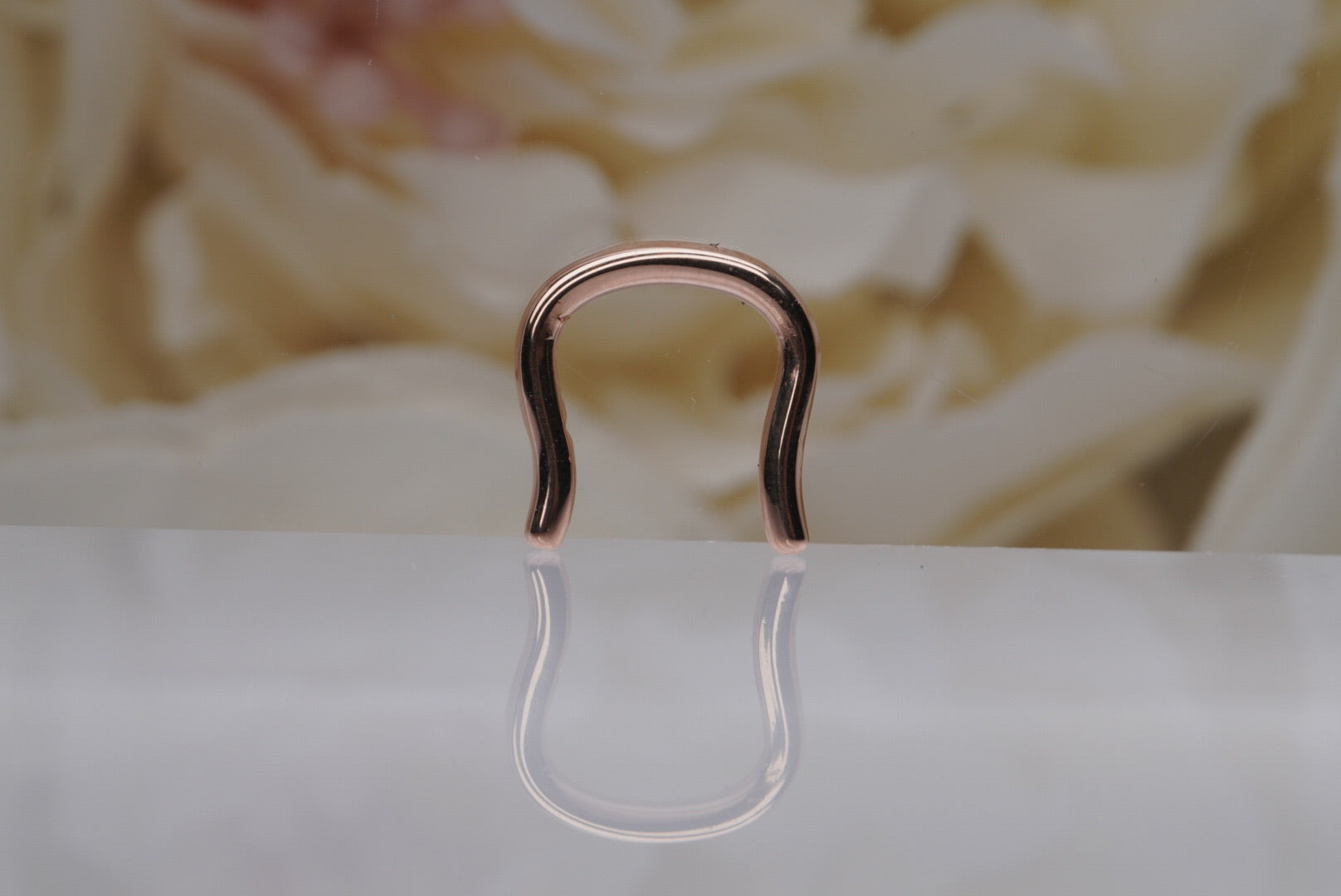 Septum Retainer in Gold- 16g