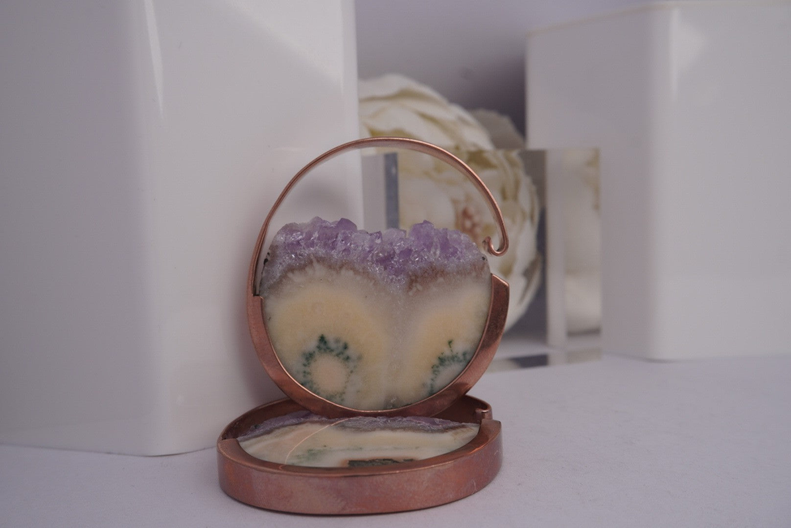 Muse Hoops - Medium Amethyst