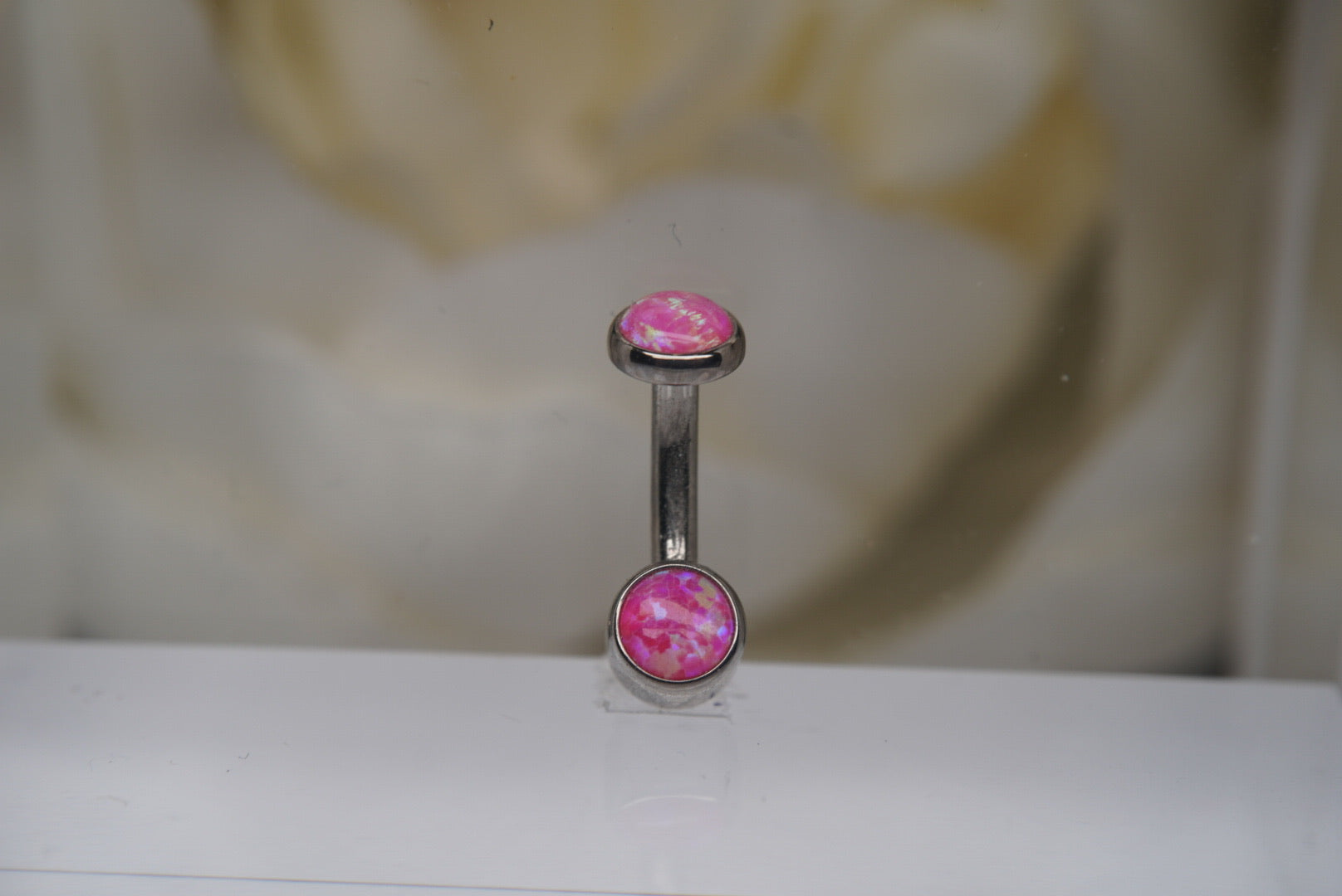 Mimosa Opal Navel in a Bezel Setting (4mm/4mm)