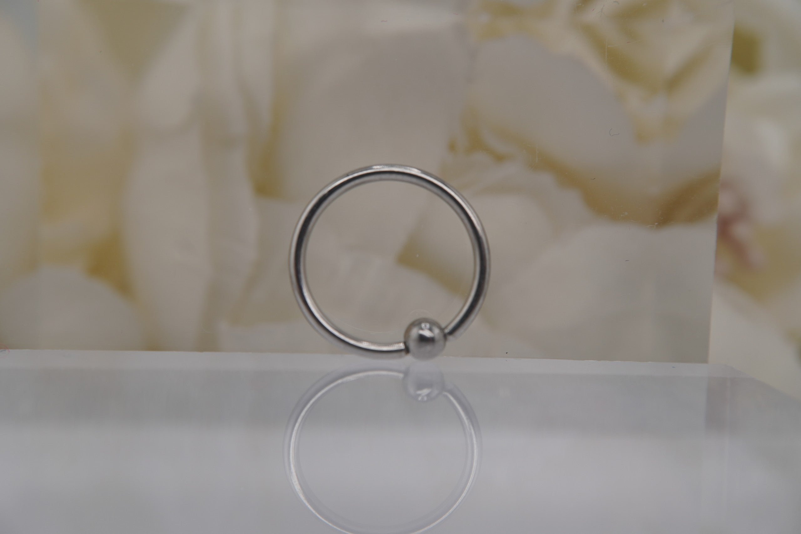 16g Captive Bead Rings- Stainless Steel