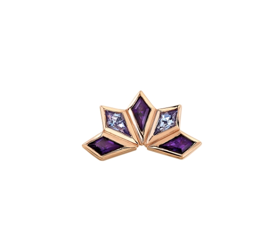 Jezebel with Amethyst and Tanzanite