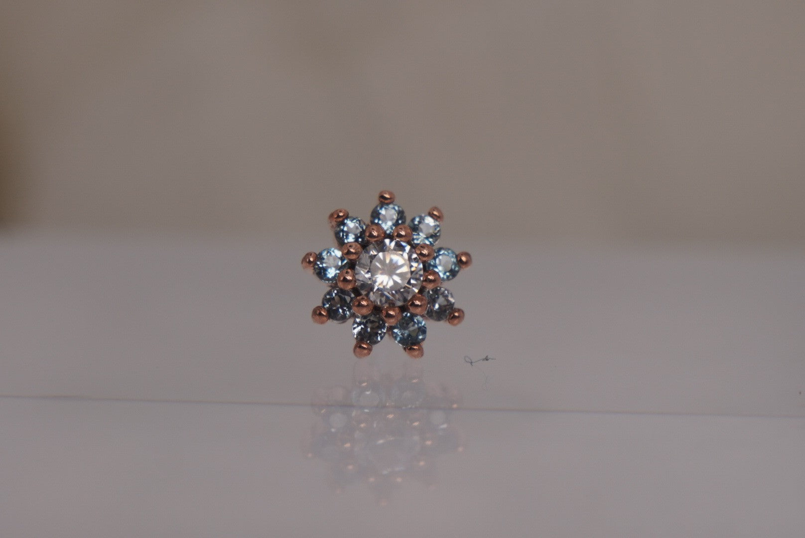 Eloise Flower with London Blue Topaz