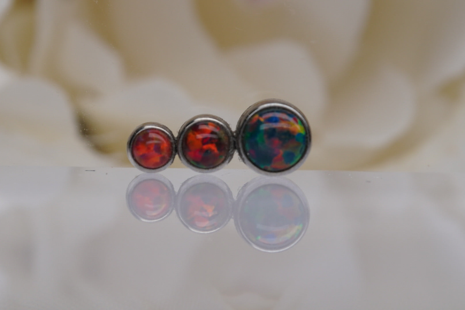 3-Gem (Red Opals)- 14g