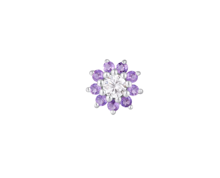 Eloise Flower with Amethyst