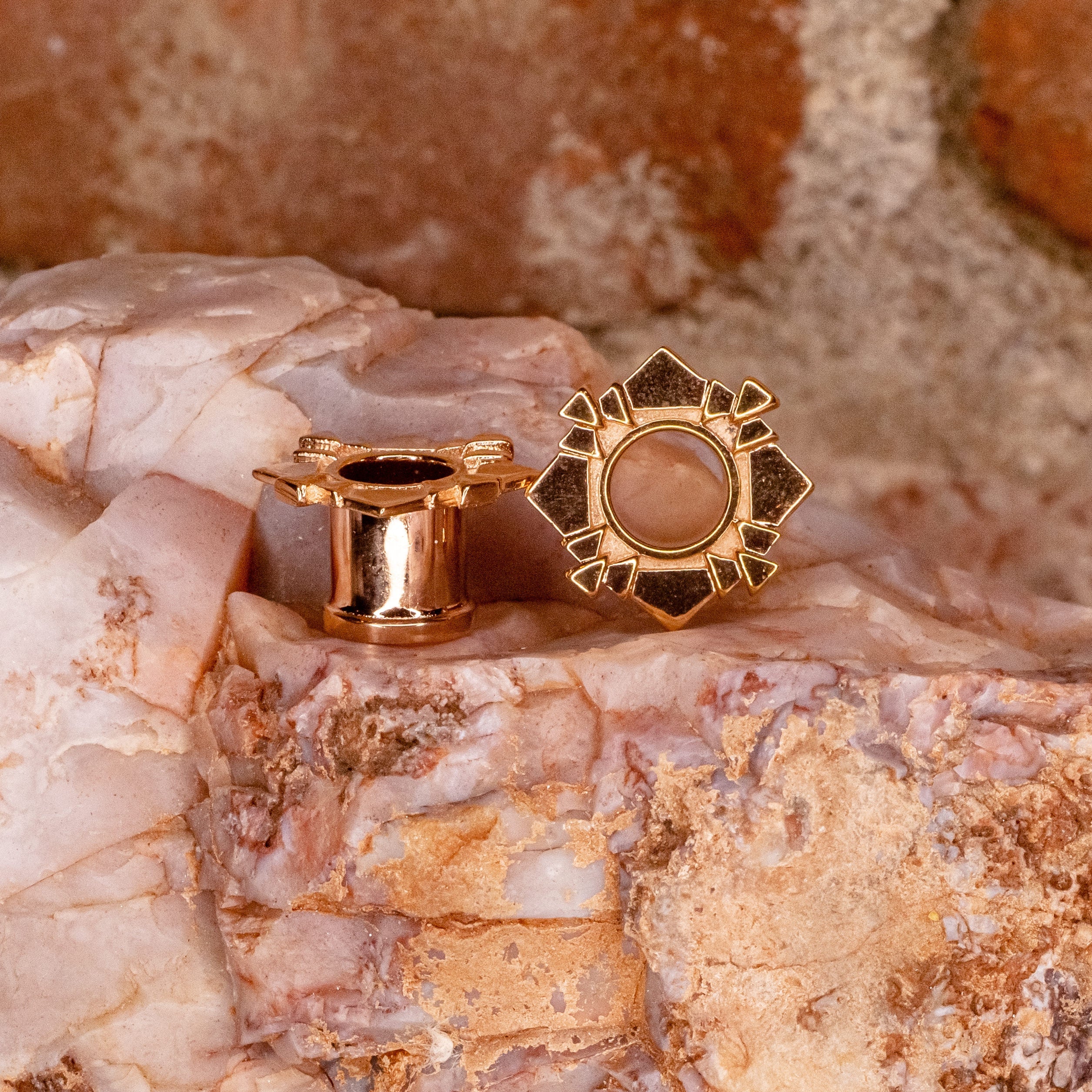 Tawapa Eyelet-0g-Rose Gold Plated DF