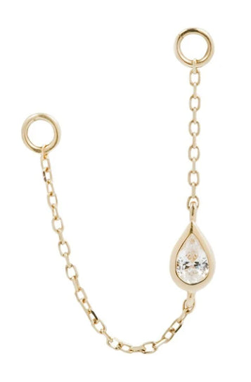 Single Chain with a Teardrop Crystal