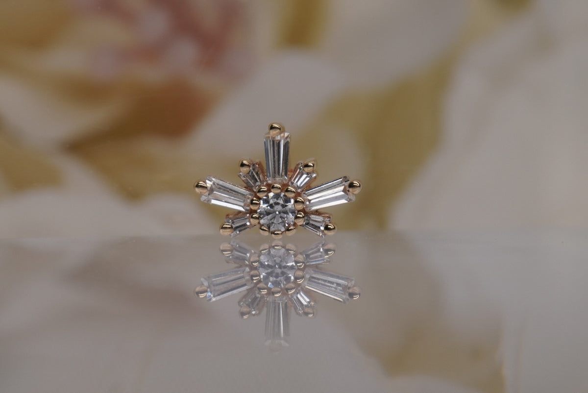 Half Mininova in yellow gold