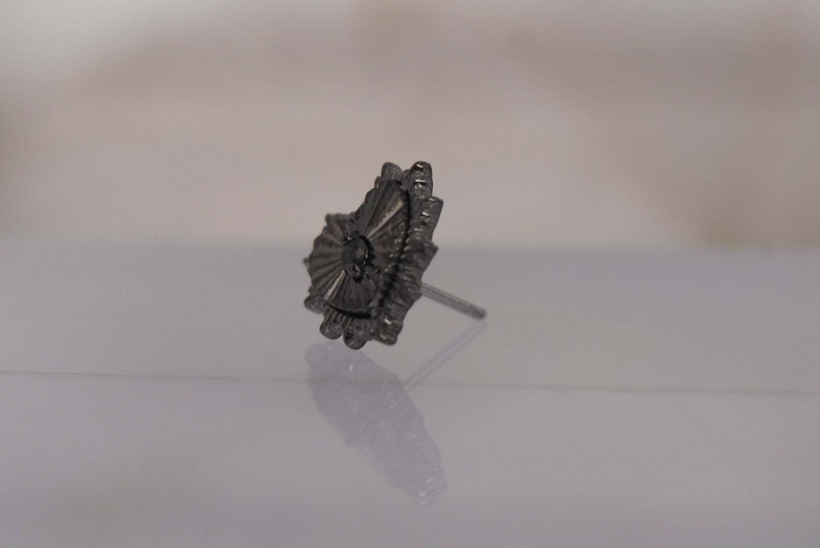 Bad Romance in Black Rhodium with Black Diamonds
