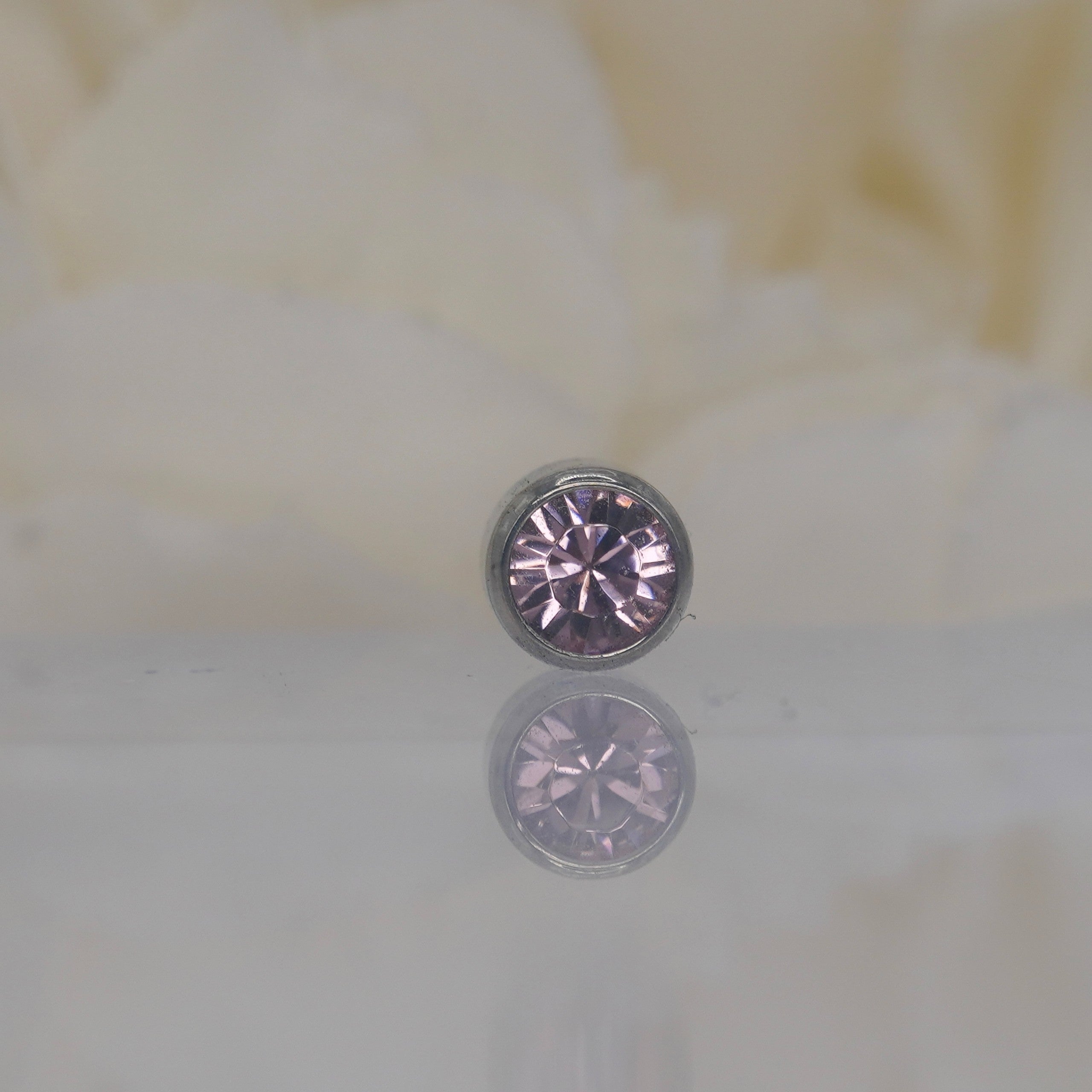 Light Rose Crystal - Bezel