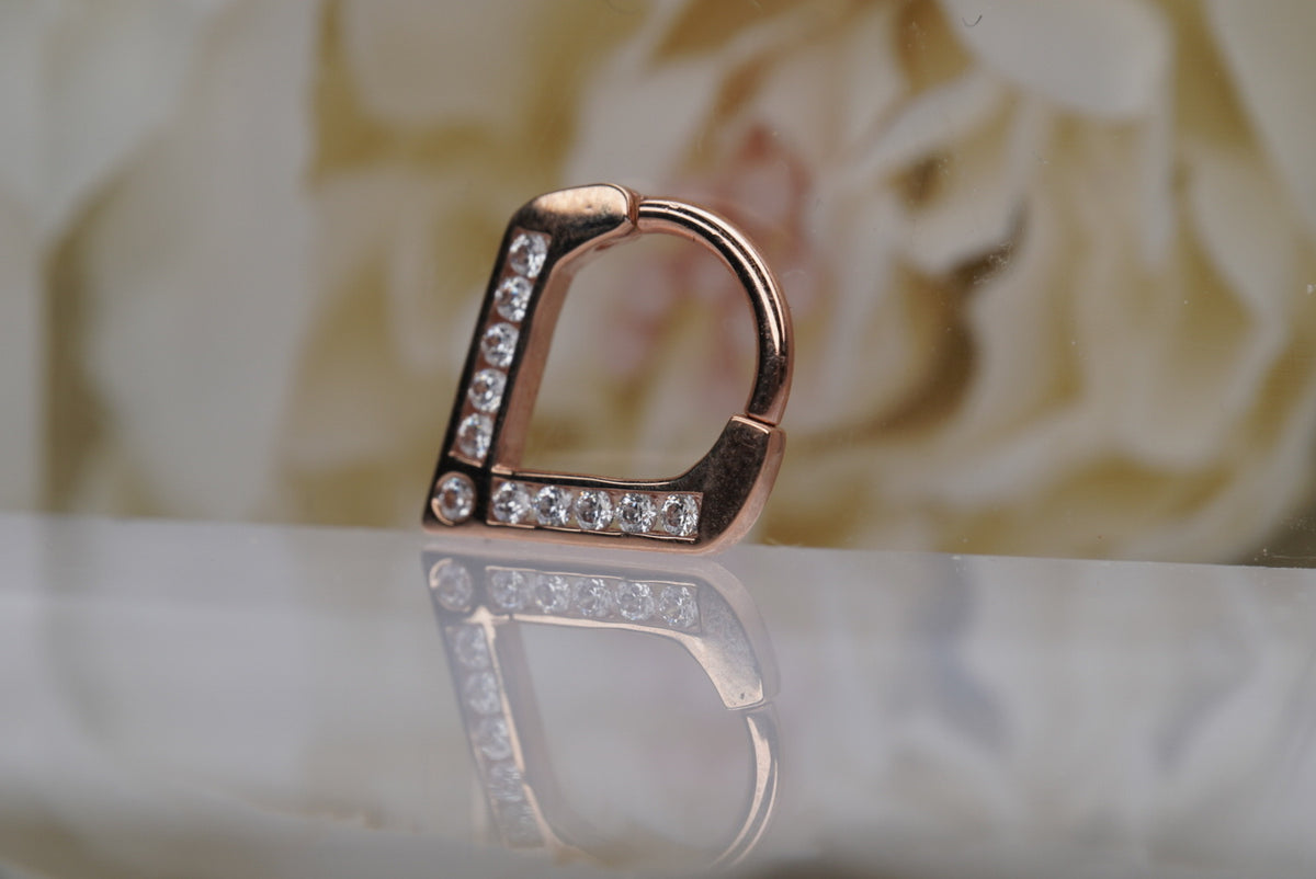 Muir Septum in Rose Gold side
