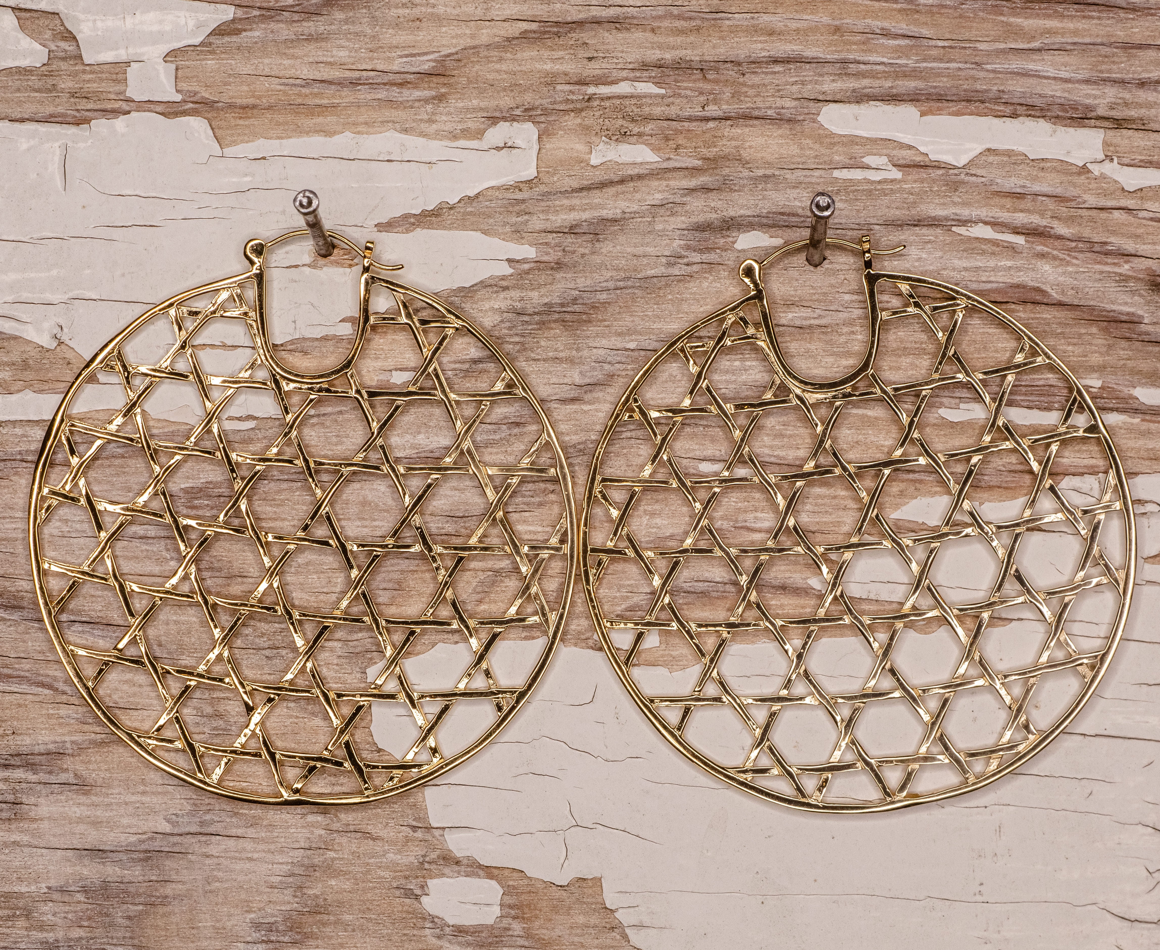 Starlite Hoop- Yellow Gold Plated