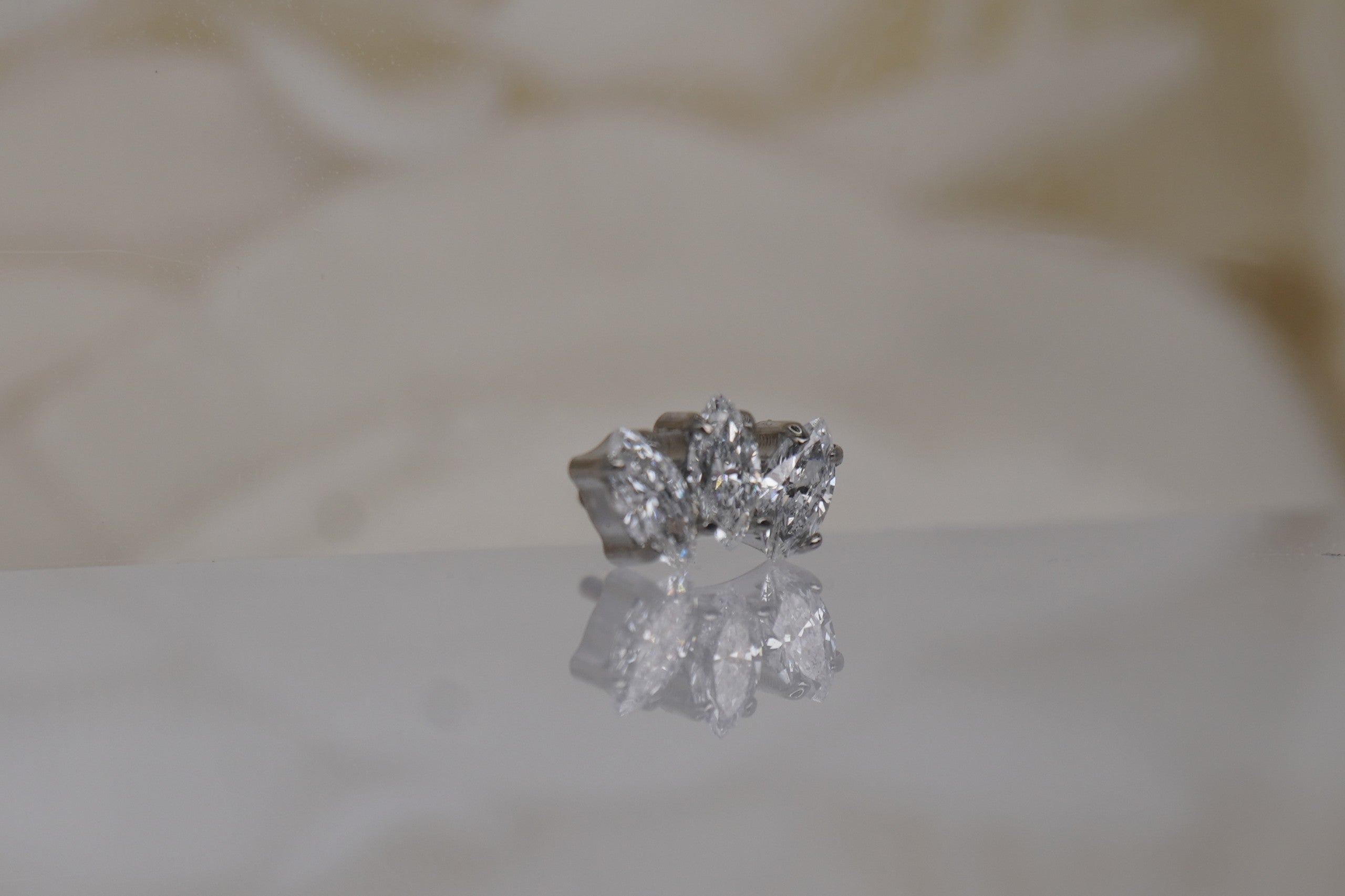 Marquise Fan with Diamonds