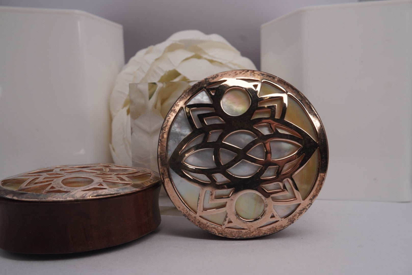 Indah- Rose Gold Plated with Mother of Pearl