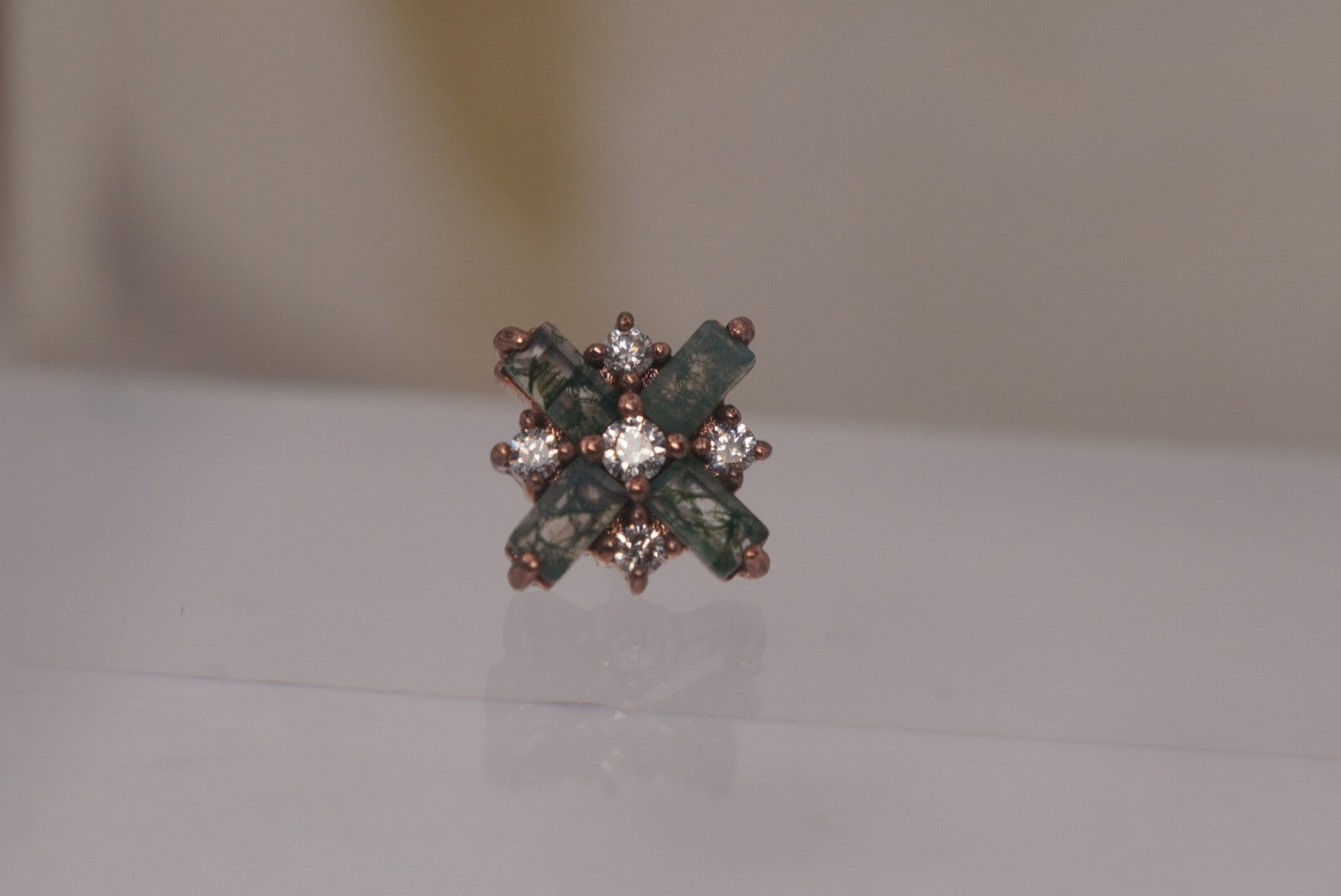 Covet with Moss Agate