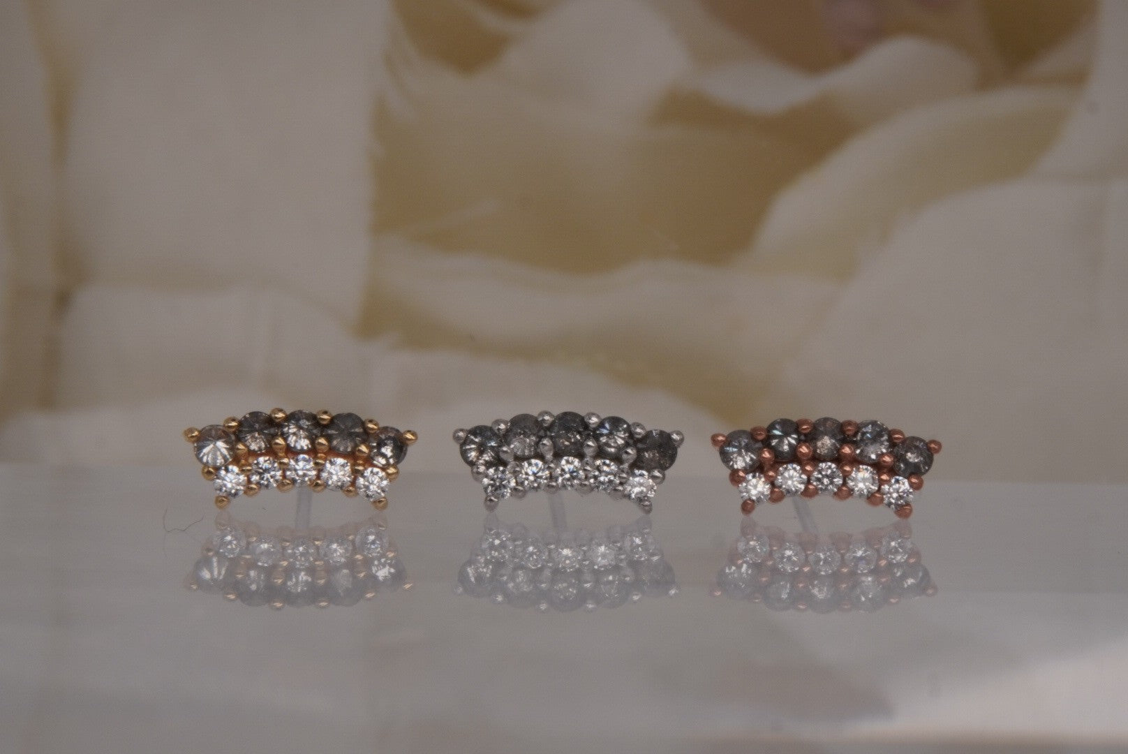 Whisper + Shout with Grey Diamonds