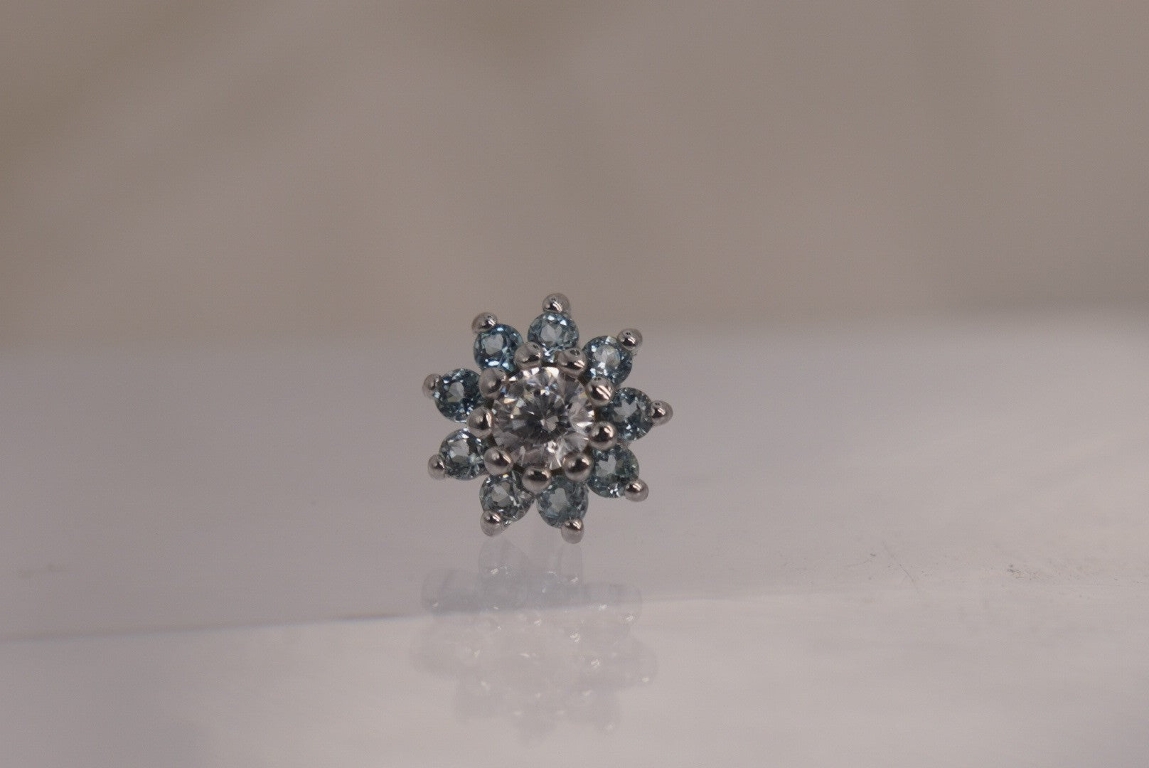 Eloise Flower with London Blue Topaz