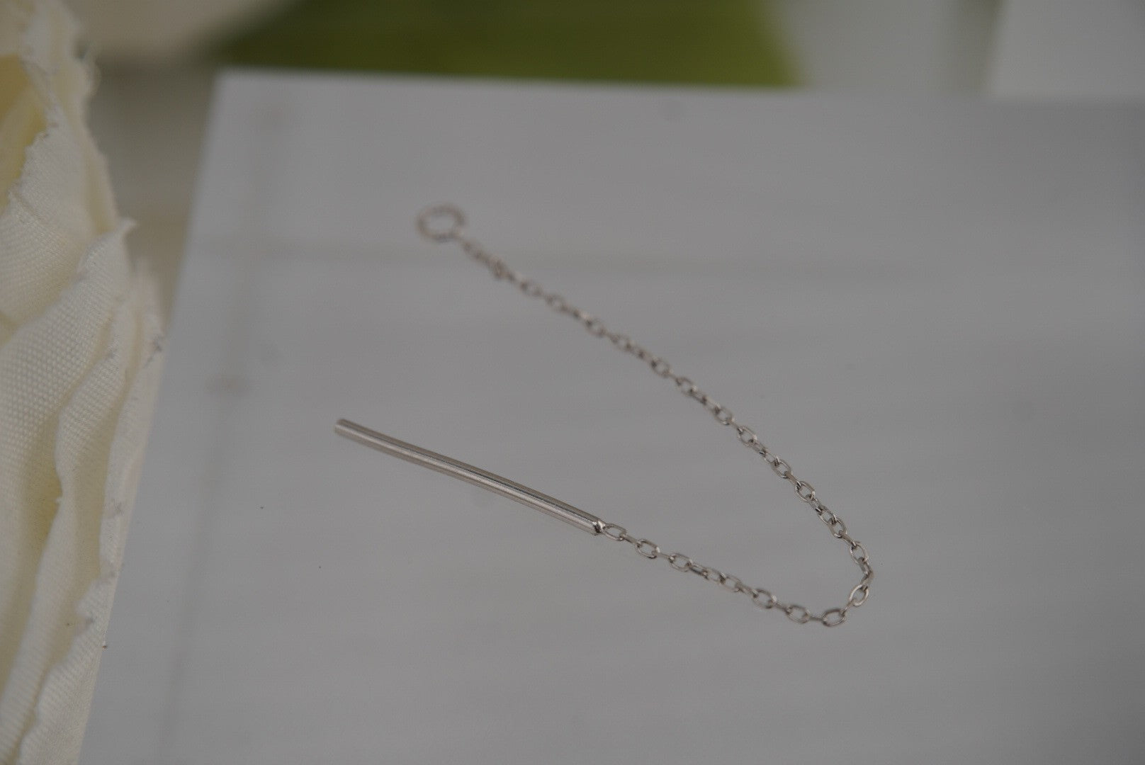 Gold Cable with Jump Ring