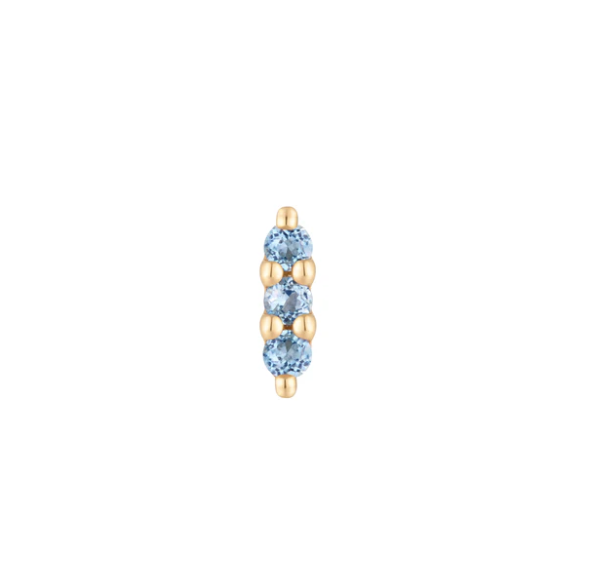 Mishka Prong #3 with London Blue Topaz